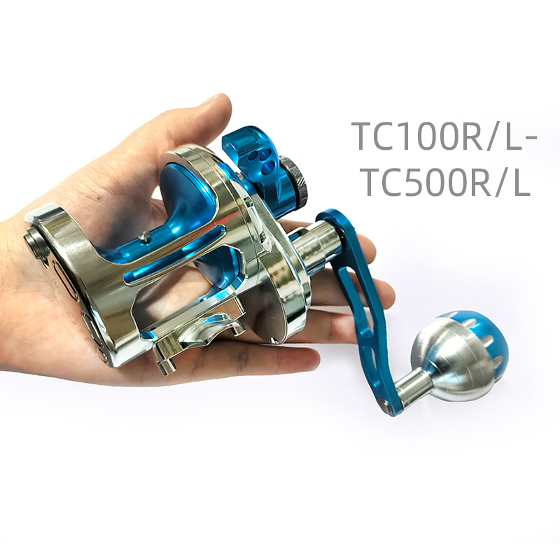 HOWELL Topline 9BB+2RB 70lbs รอกตกปลาอลูมิเนียมน้ําเค็ม Topline Slow Jigging Trolling Reels