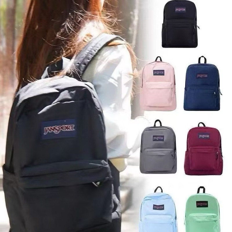 SG SHOP JS Backpack กระเป๋าเป้นักเรียน กระเป๋าสไตล์มินิมอล น้ําหนักเบา