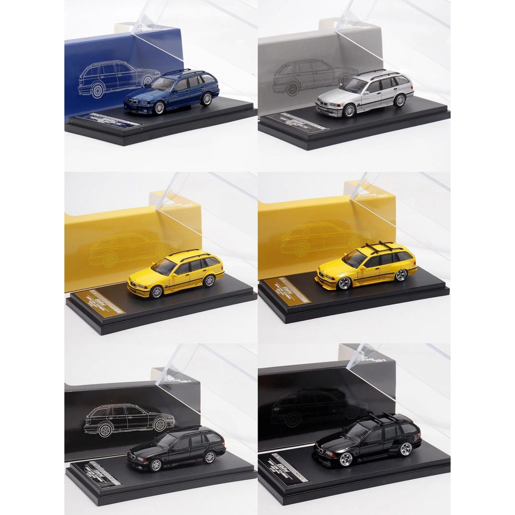 Mortal 1: 64 BMW 3 Series E36 ดัดแปลงรุ่น Third Generation B8 สี่ประตูรุ่น Arbina Alloy Car Model No
