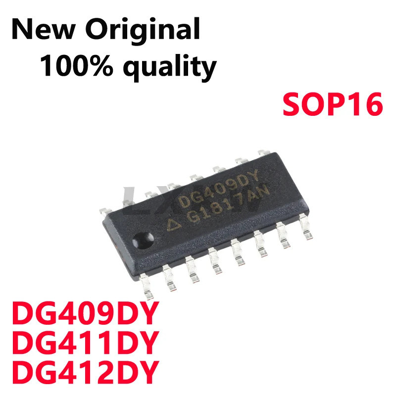5 ชิ้น DG409DY -T1-E3 DG409DY DG411DY DG412DYZ DG412DY SOP16 ชิปสวิตช์อะนาล็อกในสต็อก
