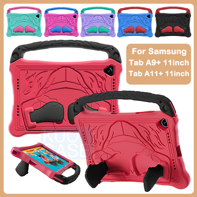 SAMSUNG สําหรับSamsung Tab A9 + A9 Plus 5G X210 X216B A11 + 5G A11 Plus X230 X236Bเด็กEVAกันกระแทกกร