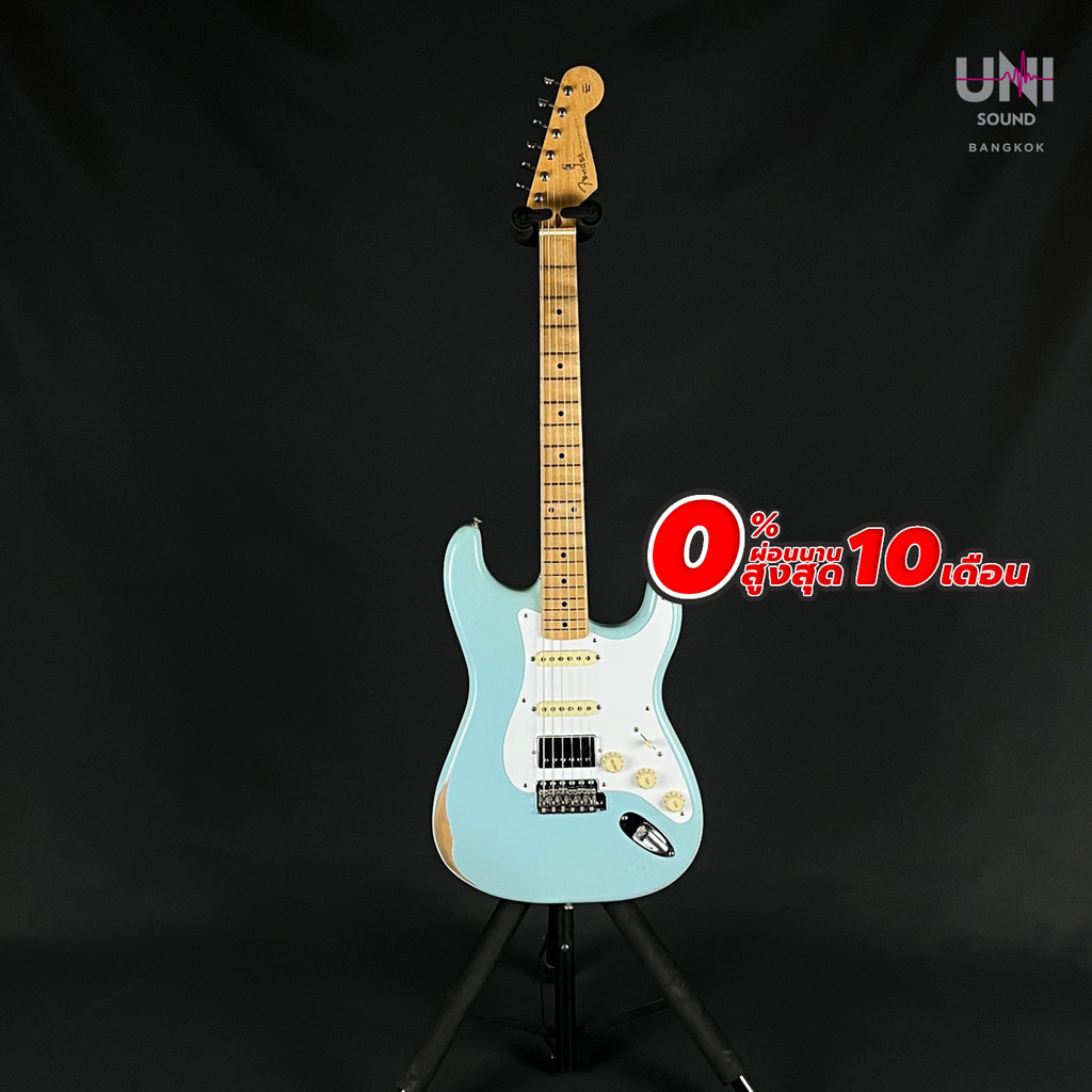 กีต้าร์ไฟฟ้า Fender LTD Vintera Road Worn 50s Stratocaster HSS MN SBL