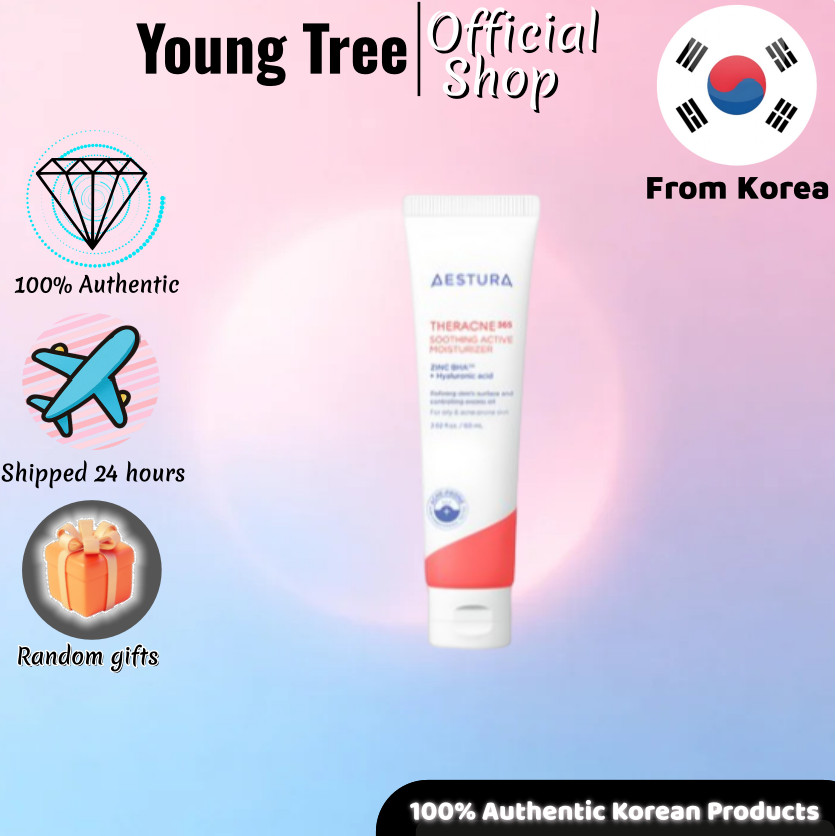 [Estura] Therracne 365 Soothing Active Moisturizer 60ml#Balances ผิว#controls น้ํามันส่วนเกิน#soothi