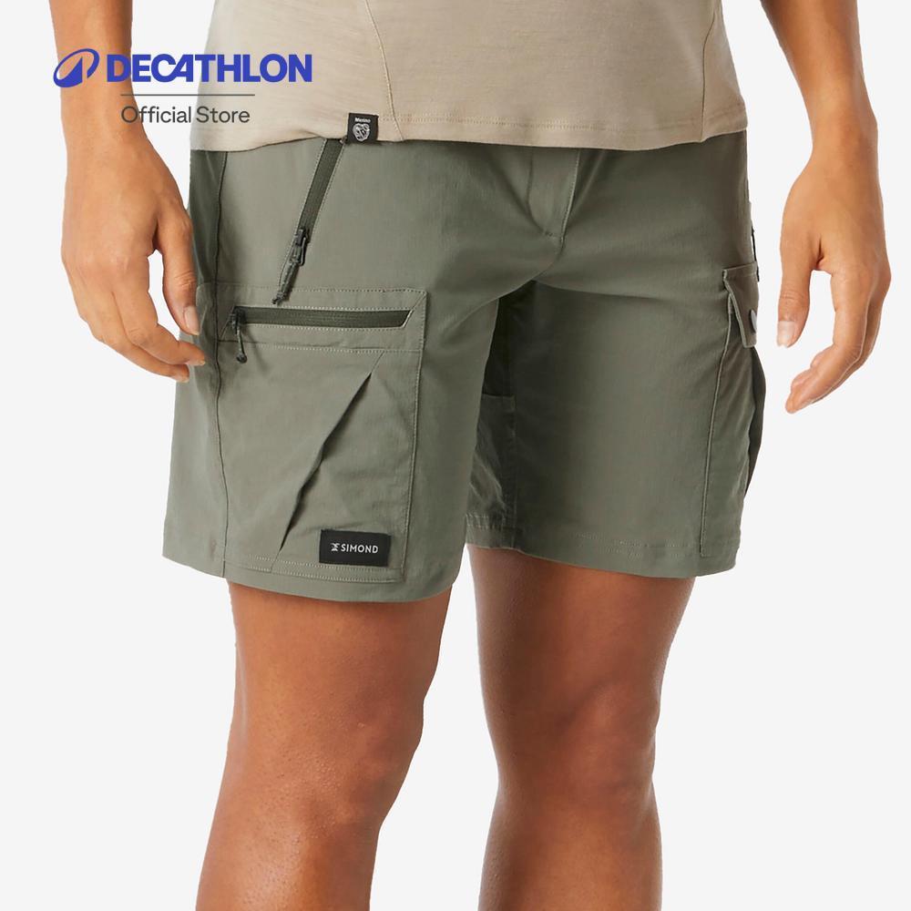 Decathlon Women'S Trekking Shorts กางเกงเดินป่าผู้หญิงเทรคกิ้ง รุ่น Mt500 - Green