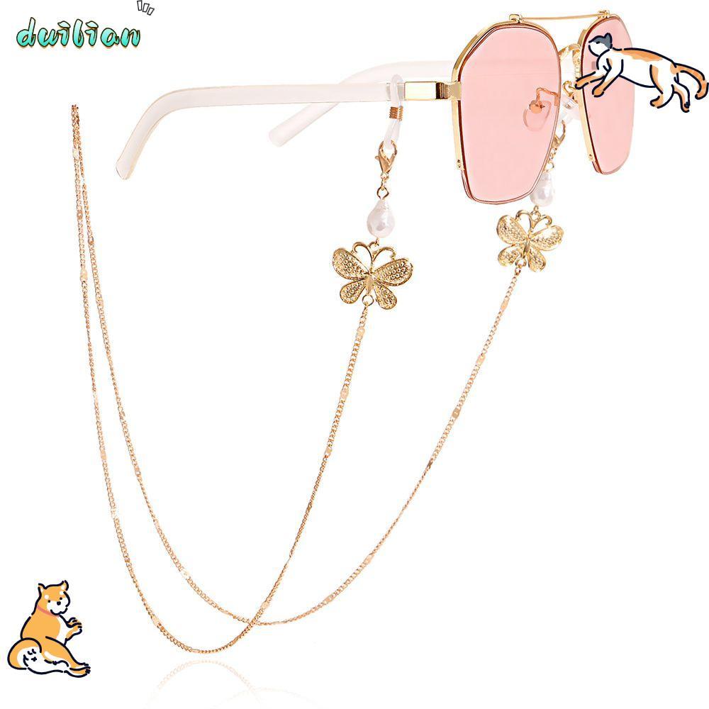 DUILIAN Antiskid Losing Chain Anti Slip Women Face Lanyard Neck Chain แว่นกันแดดสายคล้อง