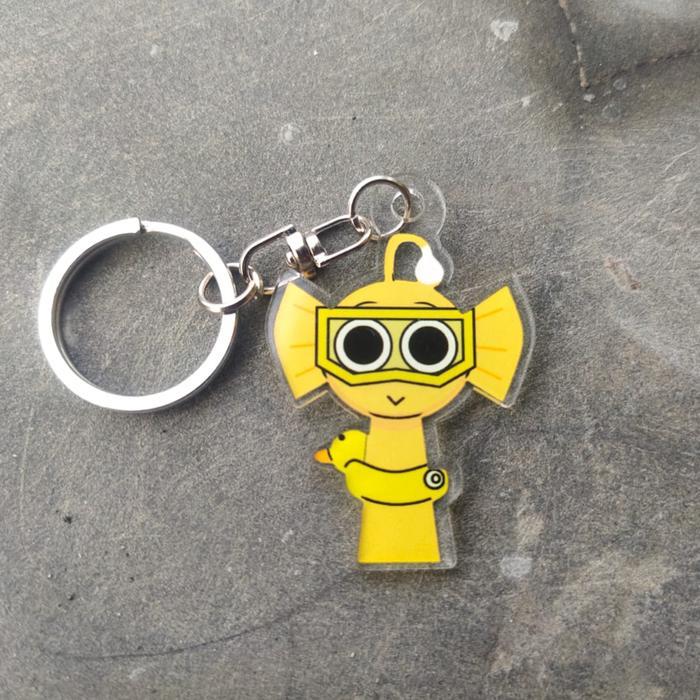 Gantungan Kunci Sprunki Gantungan Kunci Bailey Sprunki คุณภาพสูงพรีเมี่ยม Akrilk Ganci Bailey Sprunk