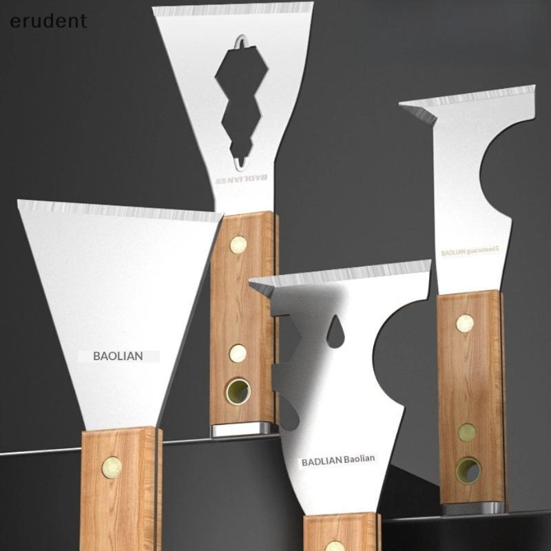 Erudent 1 ชิ้นทําความสะอาดพลั่ว Hammerhead เล็บ Drywall เครื่องมือมือสําหรับ Joint Taping Finishing Patching บน Drywall สแตนเลสจิตรกร Scraper ใหม่