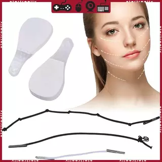ST 40 ชิ้นคอบางสายใบหน้าที่มองไม่เห็น V-Shape Anti-Wrinkle สติกเกอร์ Lift Up Tape