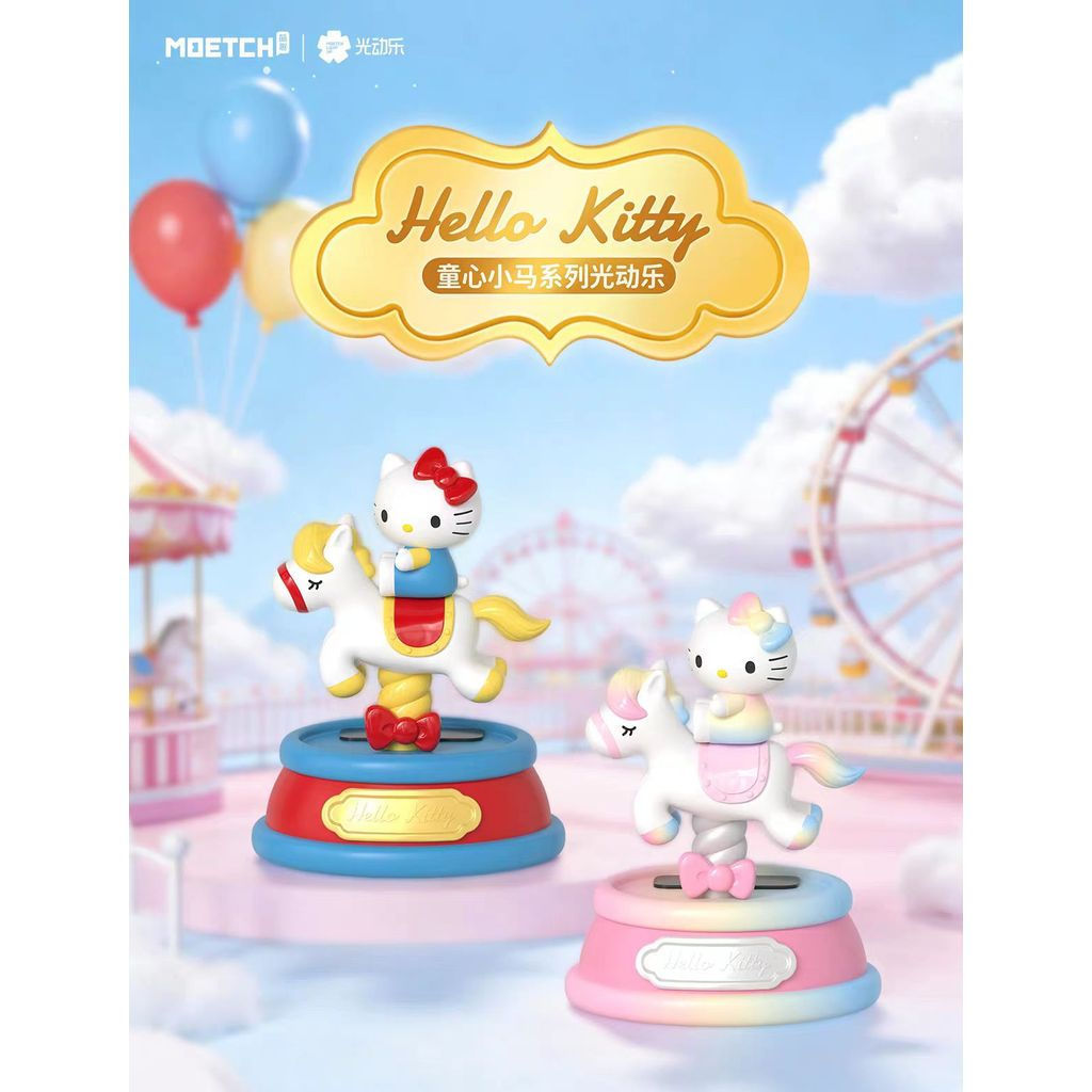 MOETCH Sanrio Hello Kitty Childlike Pony Series ตุ๊กตาน่ารัก