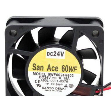 [Radiator] กันน้ํา Sanyo 9WF0624H603 6020 24V 0.15A A90L-0001-0576 Fenaka Fan