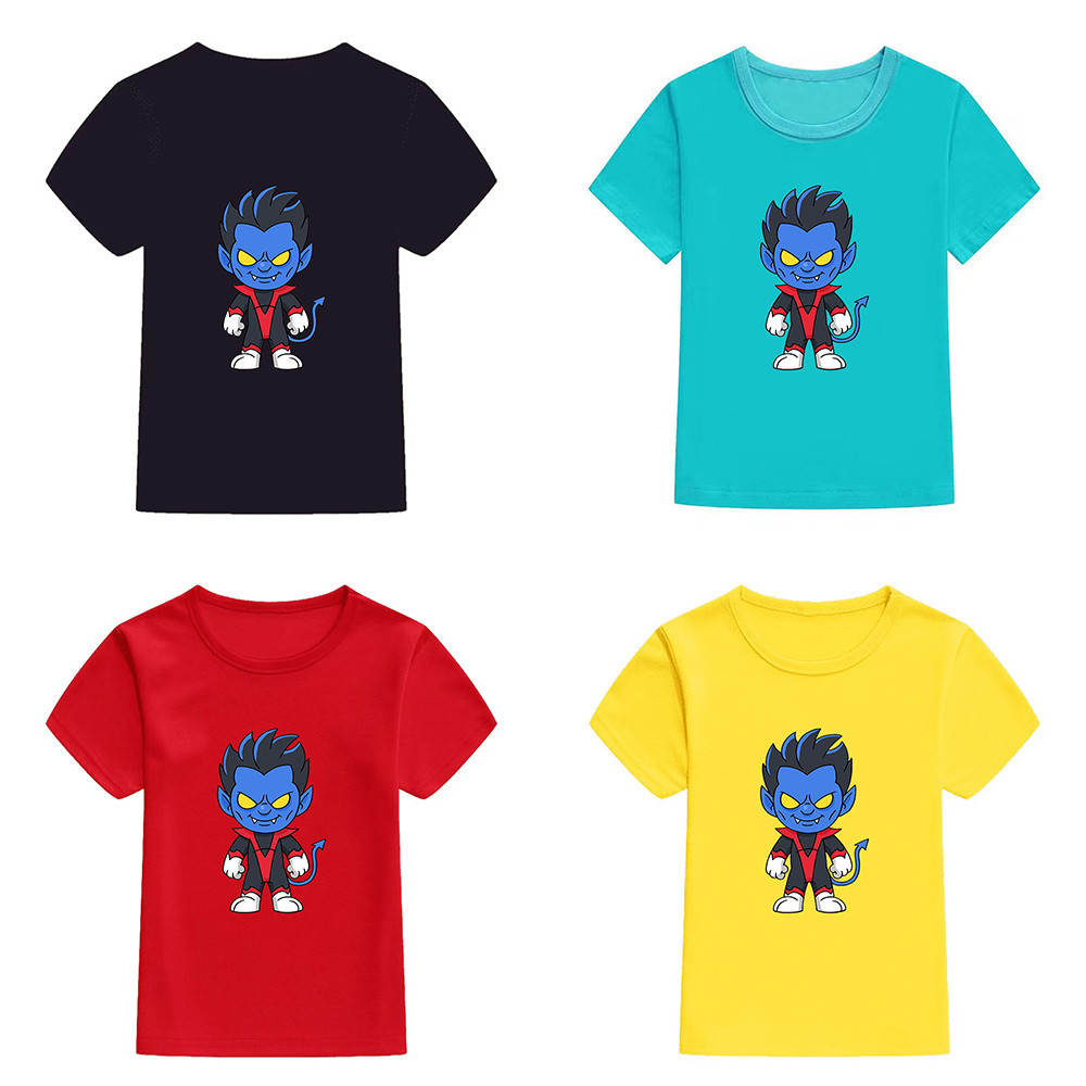 Dingyuan Nightcrawler Avengers Doomsday เสื้อยืดแขนสั้นลําลองหลวม Unisex วัยรุ่น Tee Top