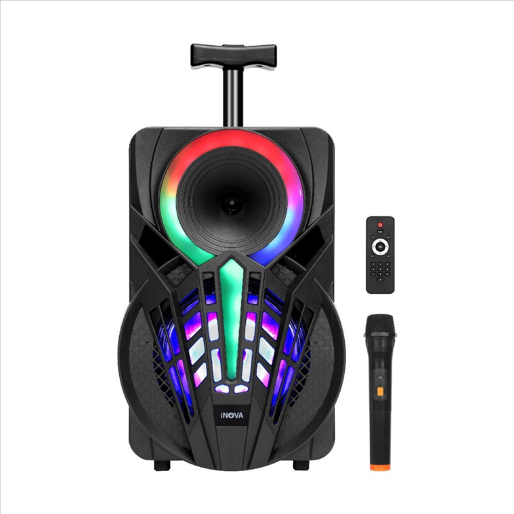 GlobalHouse INOVA ชุดลำโพงอเนกประสงค์ขนาด 8 นิ้ว รุ่น JMYX004 สีดำ