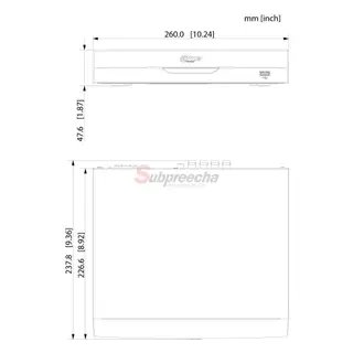 XVR4108HS-I/T / Dahua เครื่องบันทึก XVR 8ch (1SATA) WizSense