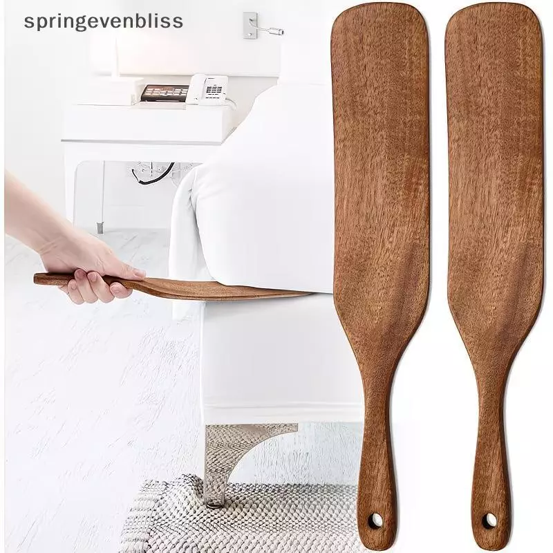 Springevenbliss 1/2pcs ไม้ที่นอน Lifter สําหรับเปลี่ยนผ้าปูที่นอนและกระโปรงกระโปรงเตียง Tu เครื่องมือปกป้อง Ba และมืองานบ้านเครื่องมือ Springevenbliss