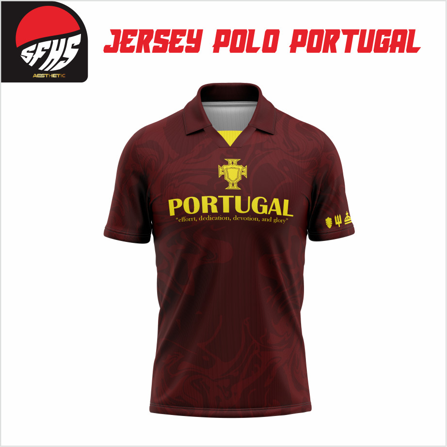 SFHS SHORT-SLEEVED PORTUGAL V-NECK JERSEY – เสื้อผ้ากีฬา PORTUGAL