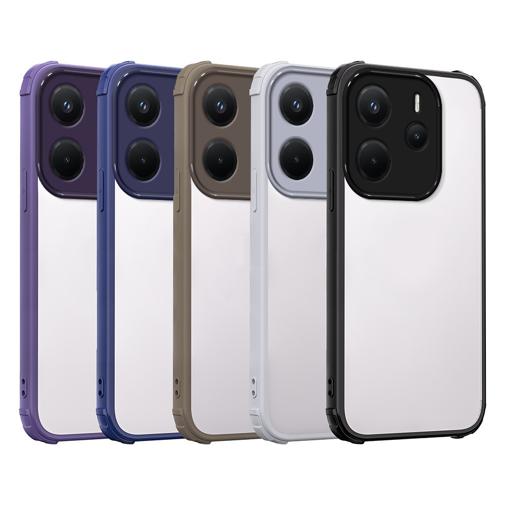 ใช้ได้กับ Redmi NOTE 14 4g 24117RN76G 24117RN76O NOTE14 High-end โปร่งใสสี่มุม air cushion ป้องกันกั