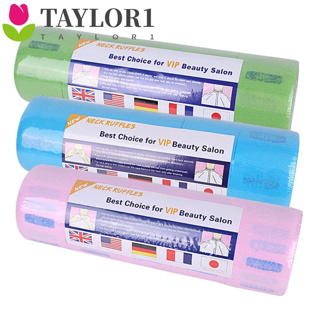 เสื้อกัards ลายคอ 5 เล่ม/เซ็ต สำหรับร้านเสริมสวย กระดาษแบบใช้แล้วทิ้ง ป้องกันน้ำ ทำความสะอาดรอบคอขณะ