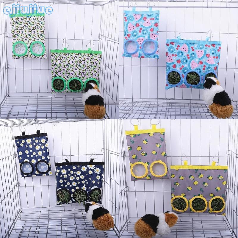 Cc Hay Feeder กระเป๋าสําหรับกระต่ายกระต่ายแขวน Hay Feeder Dispenser กระเป๋ากรงกระเป๋าให้อาหารสําหรับ