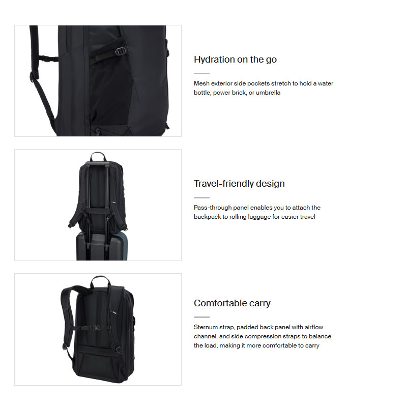 Thule حقيبة ظهر لابتوب Enroute ‏30 لتر — صورة 8