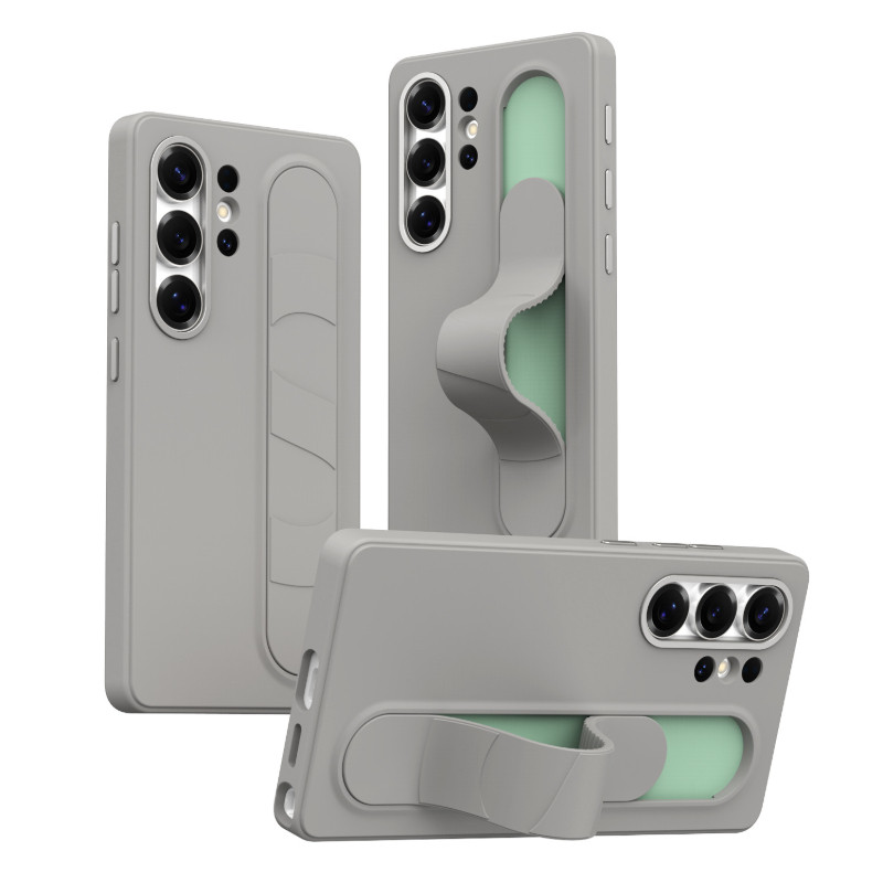 สําหรับเคสโทรศัพท์ปุ่มอัจฉริยะ Samsung S26Ultra S25Ultra เคสป้องกันสายรัดข้อมือซิลิโคน
