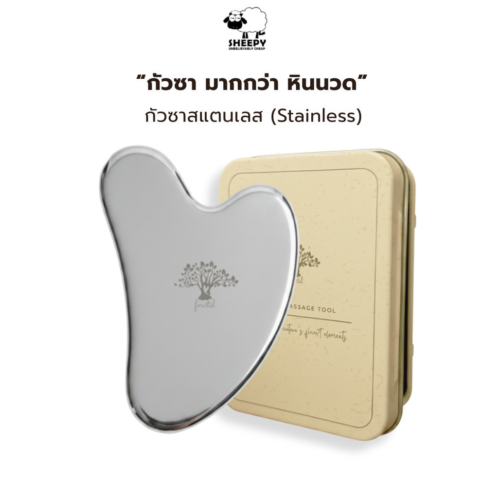 Forestal Stainless Steel Gua Sha กัวซาสแตนเลส นวดหน้า