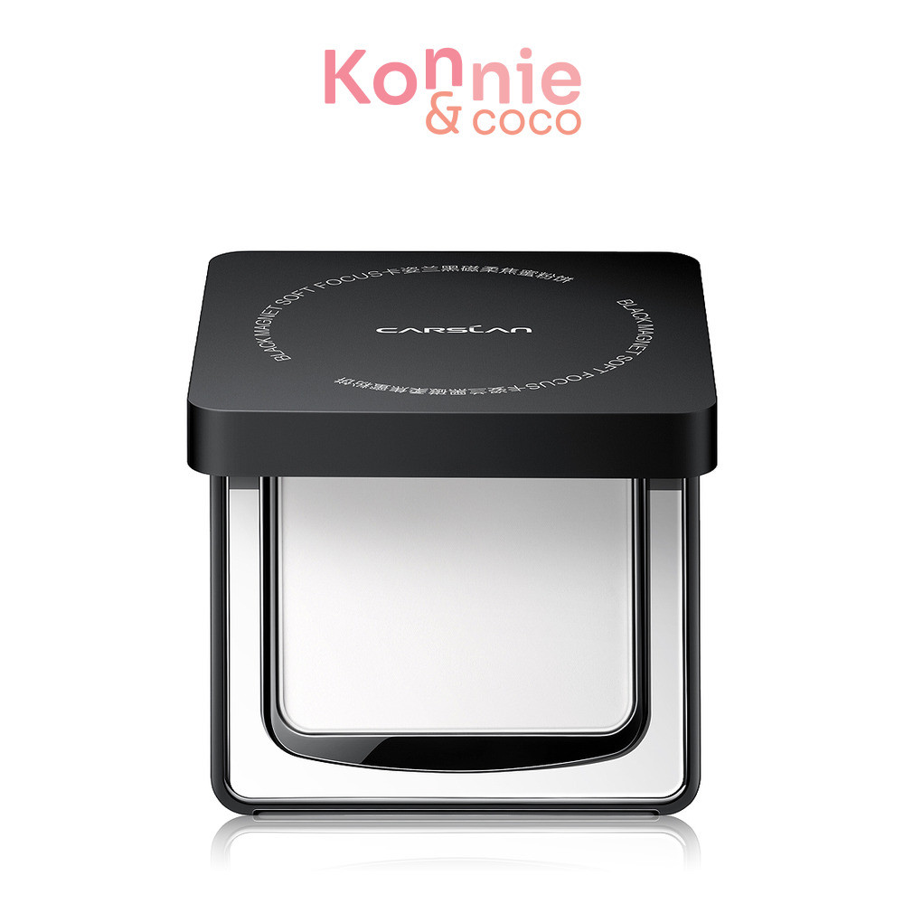 Carslan Black Magnet Soft Focus Powder 8g คาร์สแลน แป้งพัฟไม่ผสมรองพื้น.