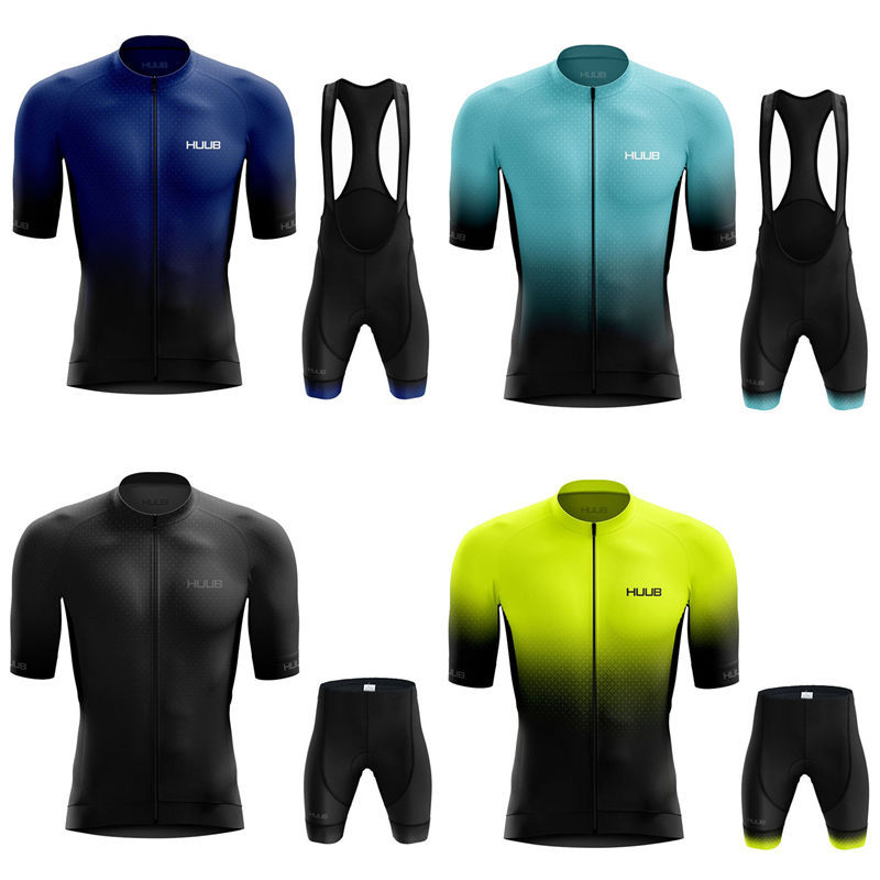 HUUB ฤดูร้อนขี่จักรยาน Jersey ชุดผู้ชาย Ciclismo เสื้อผ้าจักรยานเสื้อชุดจักรยาน Bib กางเกงขาสั้น MTB สวมใส่ Maillot Culotte สวมใส่
