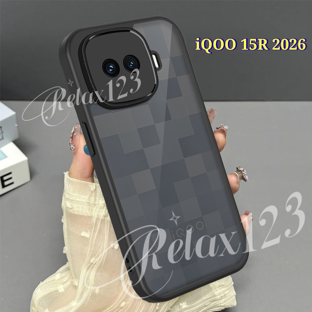 สําหรับ iQOO 15R 5G ใหม่หรูหราสีดําเลนส์ใสป้องกันสําหรับ vivo iQOO 15 R iQOO15R iqoo 15 R 15R iQOO 1