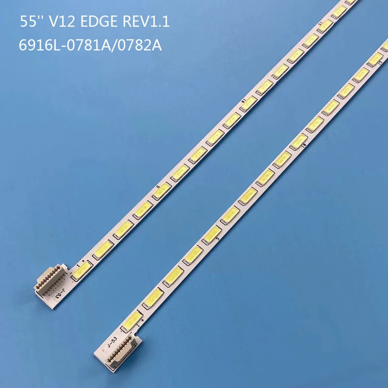 2pcs LED Backlight strip สําหรับ 55LM4600 55LS4500 55G2-UG 55E600Y 55LW6200 6922L-0003A 0004A LC550E