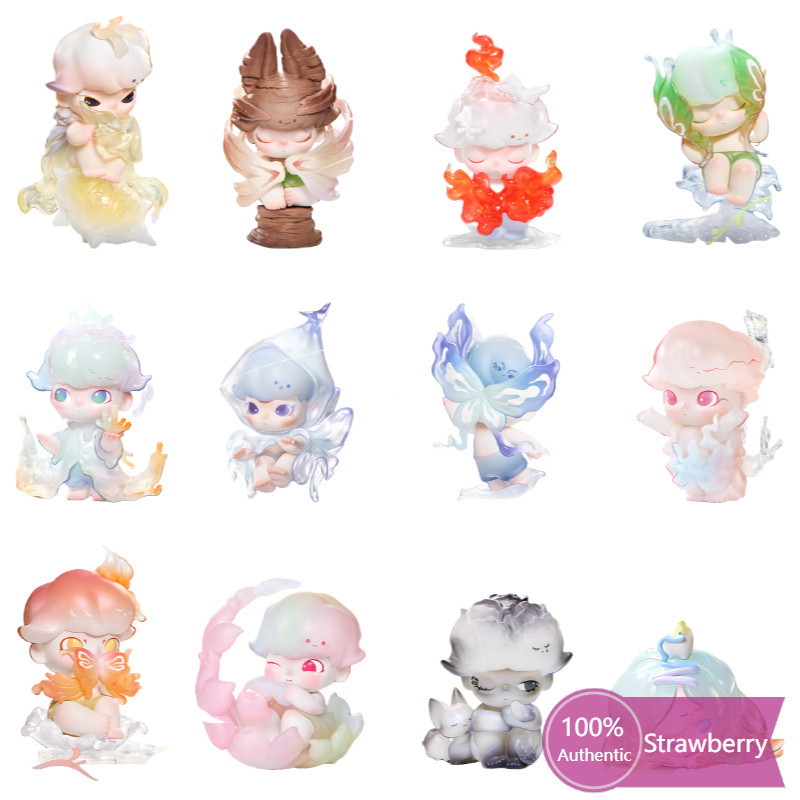 POPMART DIMOO Natural Shape Series รูปกล่องปริศนาของเล่นของขวัญ