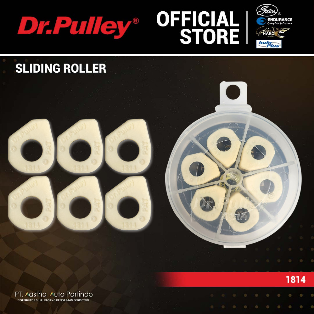 SLIDDING ROLLER DR.PULLEY 7-15Gr VARIOCRBU110/BEATFI/BEATESP110 (1814)