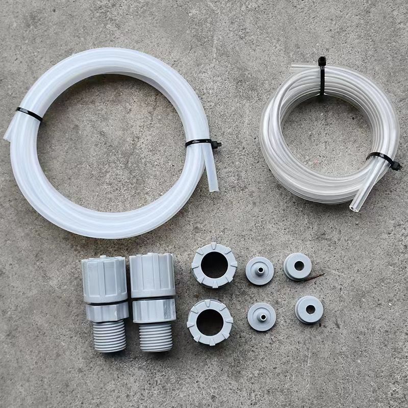 PVC pipe for chlorine dioxide metering pump wastewater treatment parts corrosion-resistant rigid/hos
