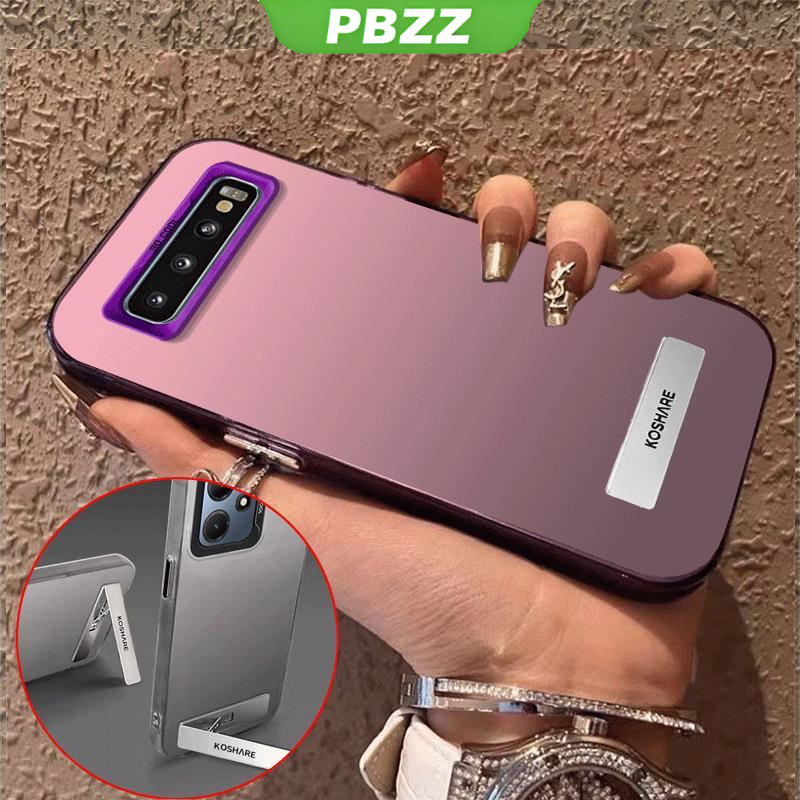 PBZZ เคส Case สำหรับ Samsung S10 PLUS Samsung S10 Pro Samsung S10 โทรศัพท์ปลอกฮาร์ด Case TPU กันกระแทกป้องกันเรียบกันกระแทกปกการออกแบบใหม่ความงามกับผู้ถือ cycbzj02หรูหรา