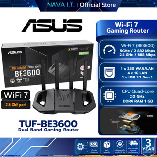 ROUTER ASUS TUF Gaming BE3600 (TUF-BE3600) WiFi 7 Dual Band …