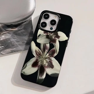 ส่งของเร็ว เคสสำหรับไอโฟน11 ดอกไม้ลิลลี่สไตล์อิน เคสวาวเยลลี่ For iPhone17 16 15 14 11 12 13ProMAX XS XR 7/8PLUS SE2/SE3