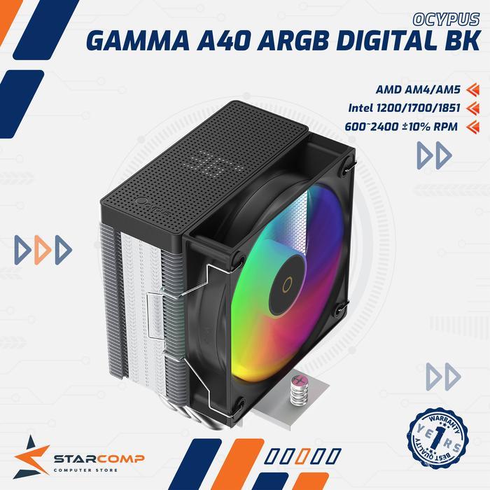 OCYPUS GAMMA A40 BLACK ARGB DIGITAL HEATSINK