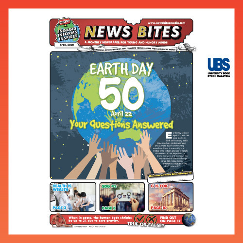 News Bites 7: Earth Day (กระดาษข่าวสําหรับเด็กและวัยรุ่น)