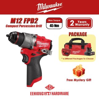 MILWAUKEE M12 FPD2 Sub Compact Percussion Drill M12FPD2 M12FPD2 IMPACT DRILL 12V DRILL GEN4
