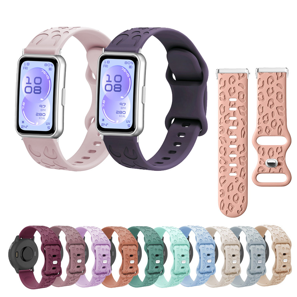 สายรัดซิลิโคน + เชื่อมต่อสําหรับ Huawei Band 11/11 Pro NFC สมาร์ทวอทช์แกะสลัก Band