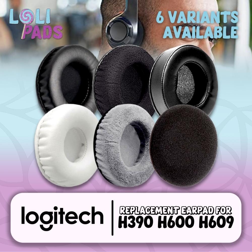 แผ่นรองหูฟังโฟม Logitech H609 H 609 H-609 แผ่นรองหูฟังโฟม