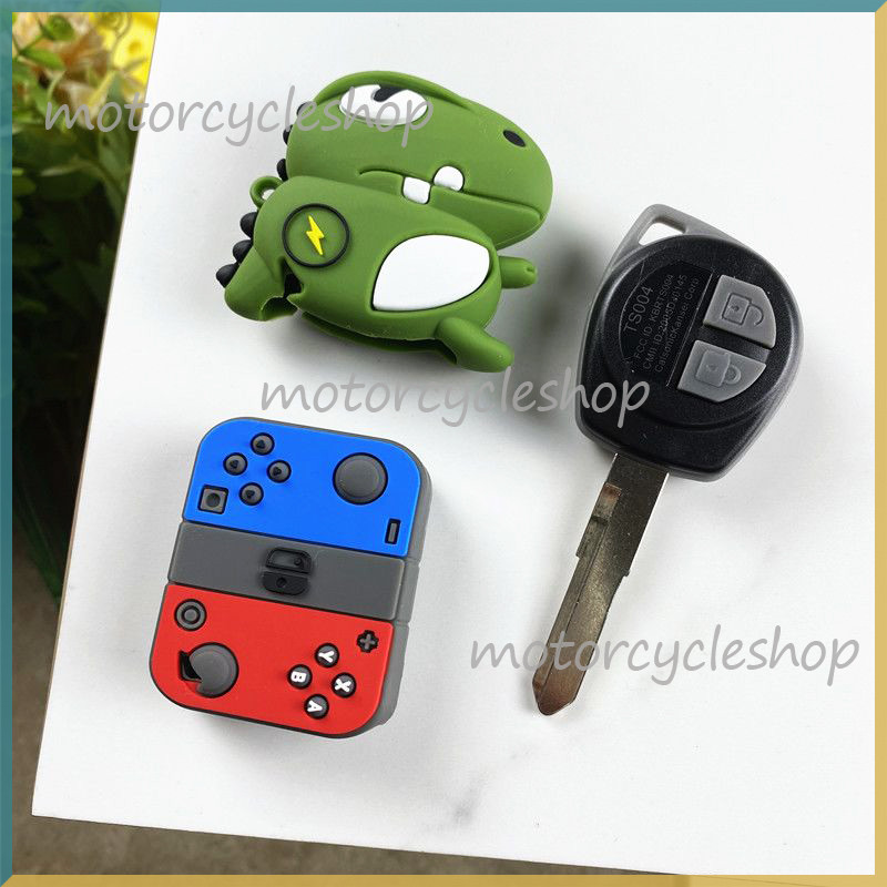 การ์ตูนกุญแจรถ Fob สําหรับ SUZUKI Grand/Vitara/Swift/Ertiga/Ciaz/APV/Liana/SX4/Alto/Jimny/S-presso Shell FOB 2 ปุ่มฝาครอบปลอก