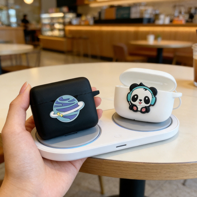 หรูหรา keychian สําหรับ Bowers & Wilkins Pi8 PI7 Pi6 กรณีซิลิโคนหูฟังสําหรับ B & W PI7 ฝาครอบอุปกรณ์