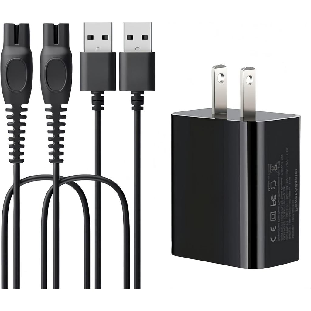 Qjin 5V USB Charger สําหรับ Philips Norelco OneBlade QP1424 QP1924 QP2724 QP2834 QP4530, เครื่องโกนห