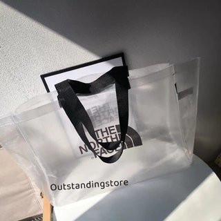 กระเป๋า shopping bag ใบใหญ่ รับน้ำหนักได้เยอะ กันน้ำได้
