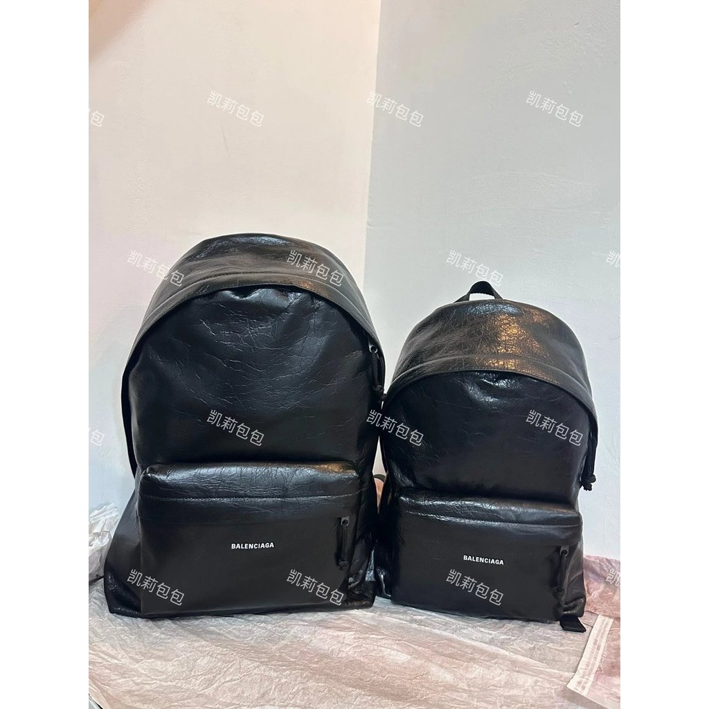 LGZD < Kelly Bag > รุ่นสูงสุด Original Leather Daigou Level Balenciaga explorer Backpack Italian Ori