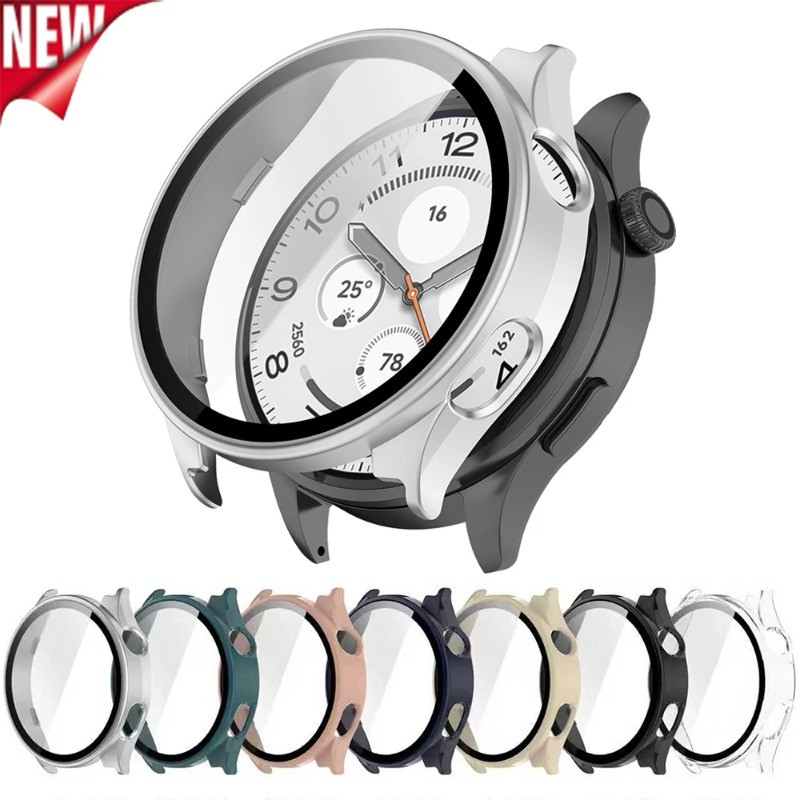 เคสป้องกันพร้อมหน้าจอกระจกนิรภัย 2-in-1 สําหรับ Xiaomi Watch5 ฝาครอบกันชนสําหรับ Xiaomi Watch 5 นาฬิกาอุปกรณ์เสริม