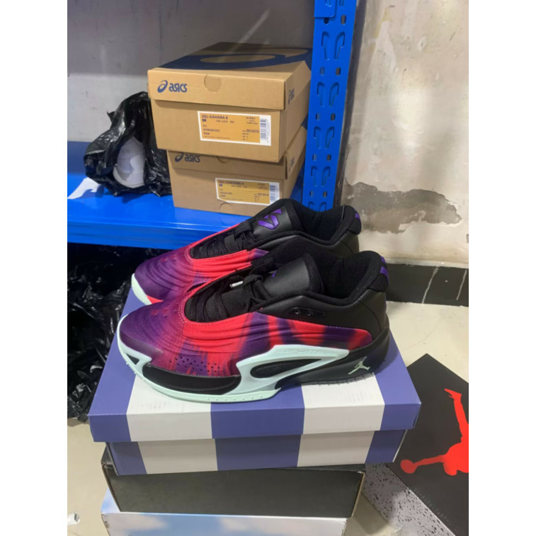 Air Jordan Doncic Luka 3 ปี 2024 รองเท้าบาสเก็ตบอล สีดำและสีม่วง S1IU