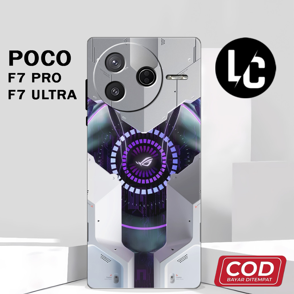 ( AQ 49 ) ยืดหยุ่นยาง Softcase สําหรับ Poco F7 PRO l POCO F7 ULTRA ล่าสุด l อะนิเมะ motif ปลอก l บทค