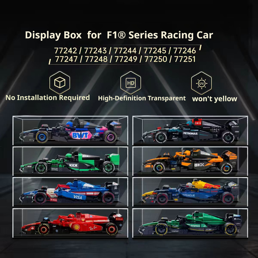 เคสอะคริลิคโชว์สําหรับรถยนต์รุ่น 77242 77243 77244-77251,กล่องตู้โชว์แบบประกอบเอง