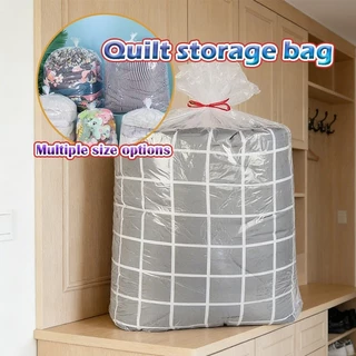 ของมาใหม่！ถุงพลาสติกใบใหญ่ 90*120CM สำหรับใส่ของ จัดเก็บ ใส่ผ้านวม ย้านบ้าน รับน้ำหนักใหญ่สุด15KG